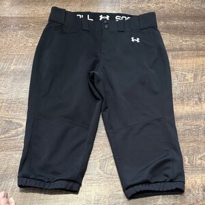 Under Armour Black Womens Softball Pants size large